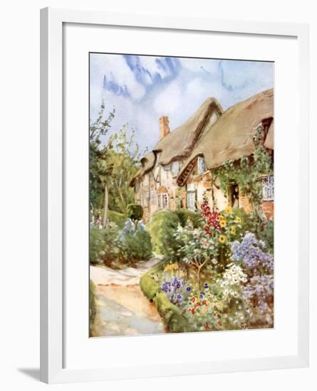 Anne Hathaway's Cottage, Shottery, Warwickshire, 1924-1926-George F Nicholls-Framed Giclee Print