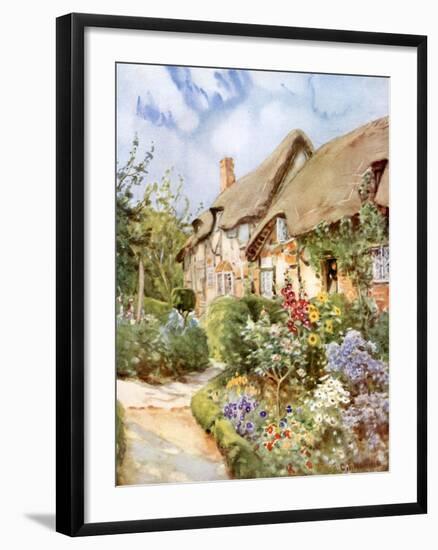 Anne Hathaway's Cottage, Shottery, Warwickshire, 1924-1926-George F Nicholls-Framed Giclee Print