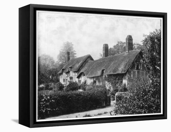 Anne Hathaway's Cottage, Stratford-On-Avon, England, Late 19th Century-John L Stoddard-Framed Premier Image Canvas