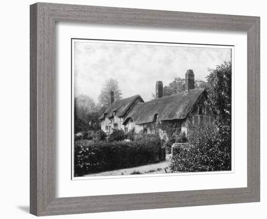 Anne Hathaway's Cottage, Stratford-On-Avon, England, Late 19th Century-John L Stoddard-Framed Giclee Print