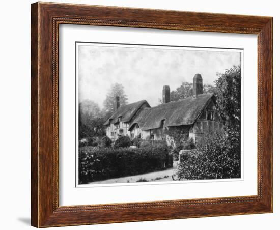 Anne Hathaway's Cottage, Stratford-On-Avon, England, Late 19th Century-John L Stoddard-Framed Giclee Print