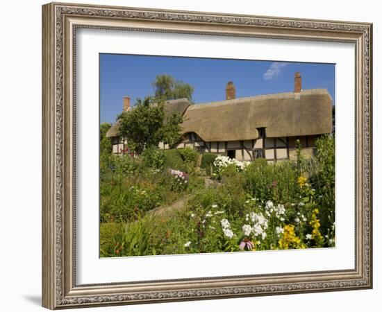 Anne Hathaway's Thatched Cottage, Shottery Near Stratford-Upon-Avon, Warwickshire, England, UK-Neale Clarke-Framed Photographic Print