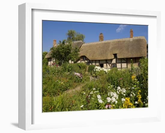 Anne Hathaway's Thatched Cottage, Shottery Near Stratford-Upon-Avon, Warwickshire, England, UK-Neale Clarke-Framed Photographic Print