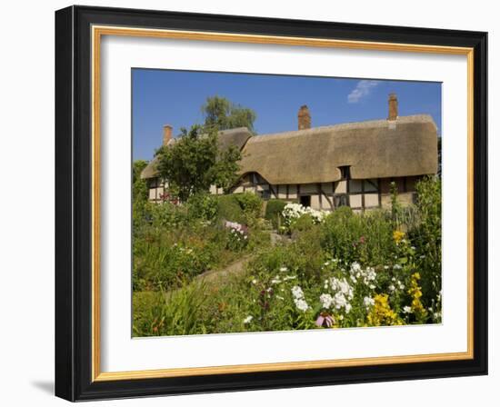 Anne Hathaway's Thatched Cottage, Shottery Near Stratford-Upon-Avon, Warwickshire, England, UK-Neale Clarke-Framed Photographic Print