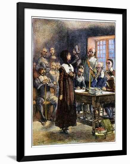 Anne Hutchinson (1591-1643)-Edwin Austin Abbey-Framed Giclee Print