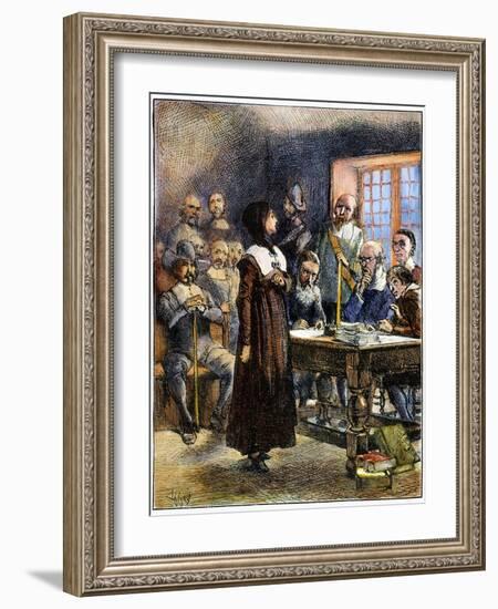 Anne Hutchinson (1591-1643)-Edwin Austin Abbey-Framed Giclee Print