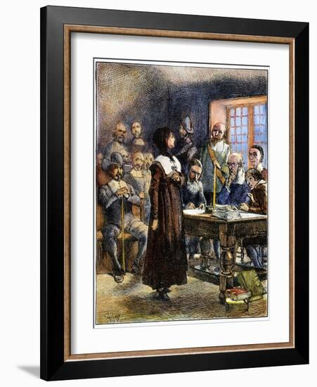 Anne Hutchinson (1591-1643)-Edwin Austin Abbey-Framed Giclee Print