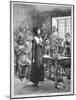 Anne Hutchinson on Trial for Offending the Puritan Clergy in Massachusetts (Litho)-American-Mounted Giclee Print