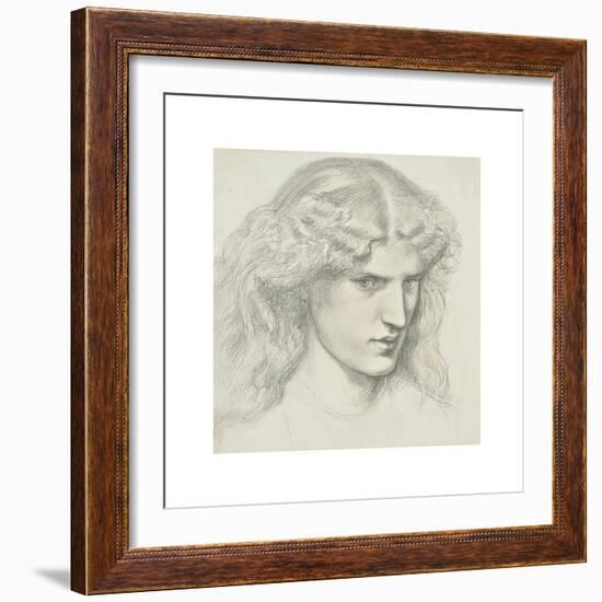 Anne Miller - Gaze-Dante Gabriel Rossetti-Framed Premium Giclee Print