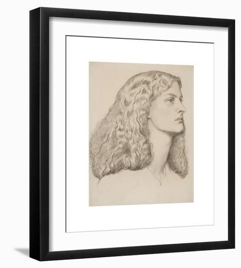 Anne Miller - Stare-Dante Gabriel Rossetti-Framed Premium Giclee Print