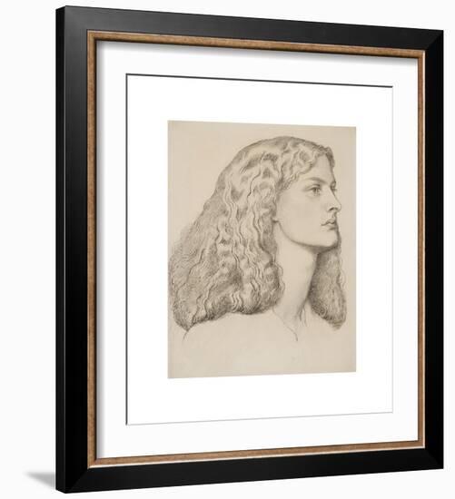 Anne Miller - Stare-Dante Gabriel Rossetti-Framed Premium Giclee Print