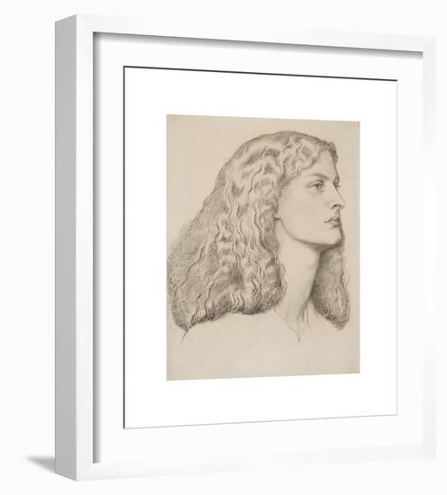 Anne Miller - Stare-Dante Gabriel Rossetti-Framed Premium Giclee Print