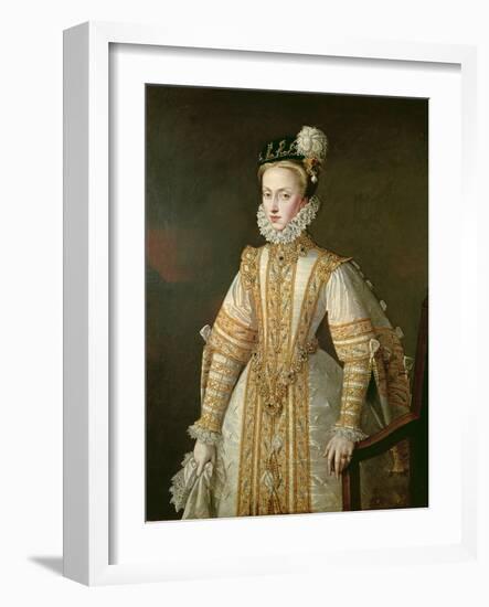 Anne of Austria (1549-80) Queen of Spain, c.1571-Alonso Sanchez Coello-Framed Giclee Print