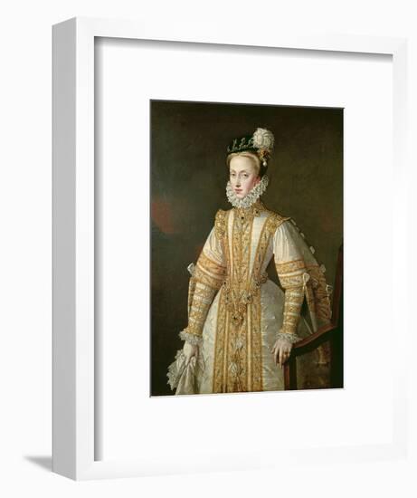 Anne of Austria (1549-80) Queen of Spain, c.1571-Alonso Sanchez Coello-Framed Premium Giclee Print