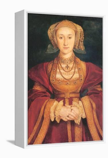 Anne of Cleves-Hans Holbein the Younger-Framed Stretched Canvas