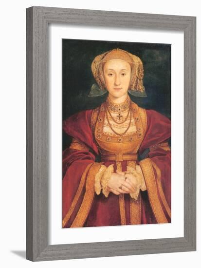 Anne of Cleves-Hans Holbein the Younger-Framed Art Print