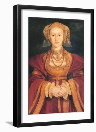 Anne of Cleves-Hans Holbein the Younger-Framed Art Print