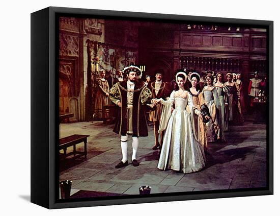 Anne Of The Thousand Days, Richard Burton, Genevieve Bujold, 1969-null-Framed Stretched Canvas
