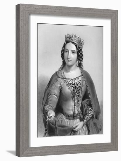 Anne of Warwick (1456-148), Queen Consort of King Richard Iii, 1851-null-Framed Giclee Print