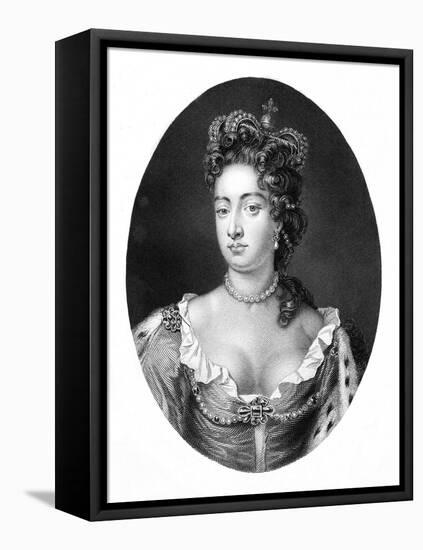 Anne Queen of Great Britain-Godfrey Kneller-Framed Premier Image Canvas