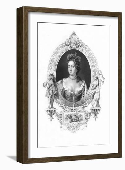 Anne Queen of Great Britain-Godfrey Kneller-Framed Giclee Print