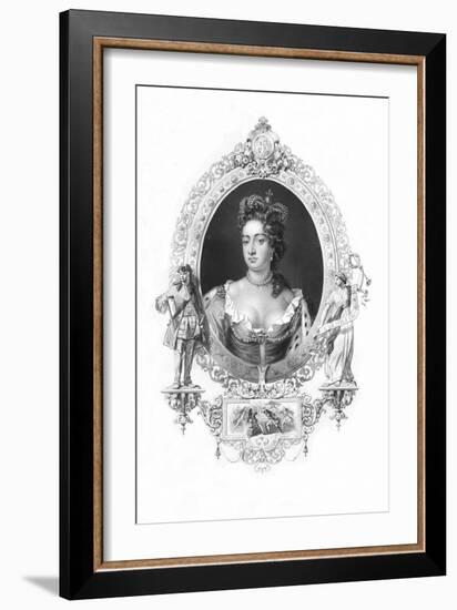 Anne Queen of Great Britain-Godfrey Kneller-Framed Giclee Print