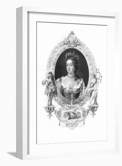 Anne Queen of Great Britain-Godfrey Kneller-Framed Giclee Print