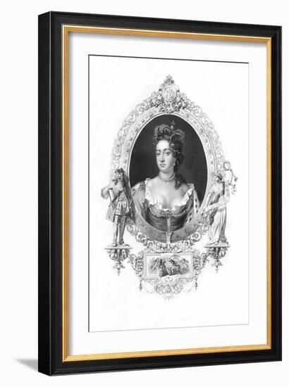 Anne Queen of Great Britain-Godfrey Kneller-Framed Giclee Print