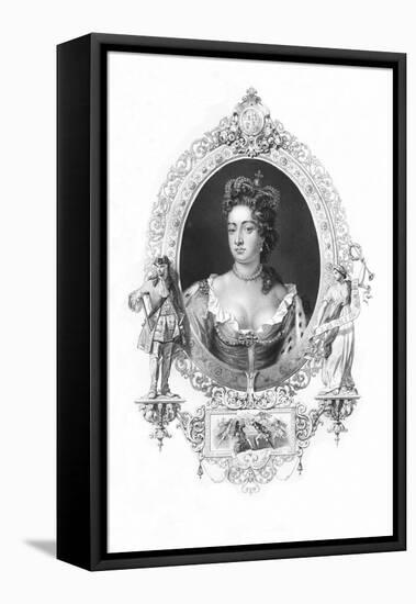 Anne Queen of Great Britain-Godfrey Kneller-Framed Premier Image Canvas