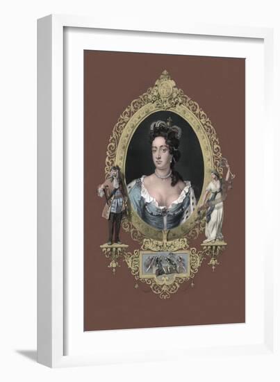 Anne Queen of Great Britain-Godfrey Kneller-Framed Giclee Print