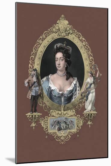 Anne Queen of Great Britain-Godfrey Kneller-Mounted Giclee Print