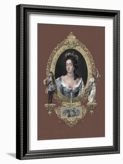 Anne Queen of Great Britain-Godfrey Kneller-Framed Giclee Print