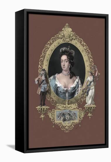 Anne Queen of Great Britain-Godfrey Kneller-Framed Premier Image Canvas