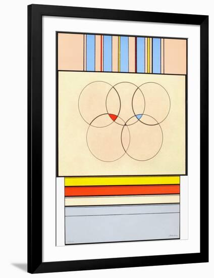 Anneaux Olympiques-Carmelo Arden-Quin-Framed Limited Edition