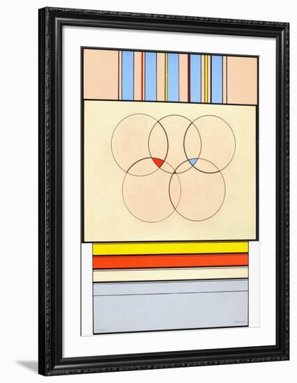 Anneaux Olympiques-Carmelo Arden-Quin-Framed Limited Edition