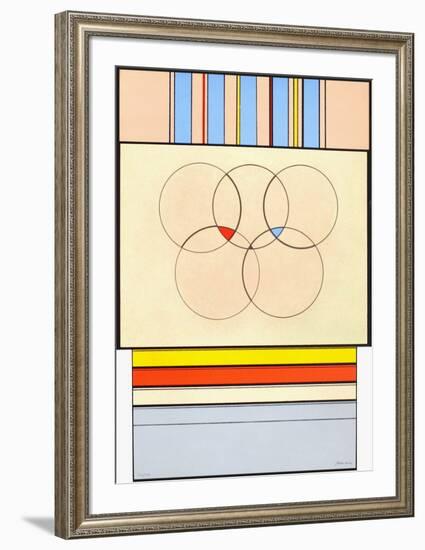 Anneaux Olympiques-Carmelo Arden-Quin-Framed Limited Edition