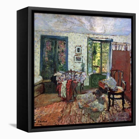 Annette in an Interior-Edouard Vuillard-Framed Premier Image Canvas