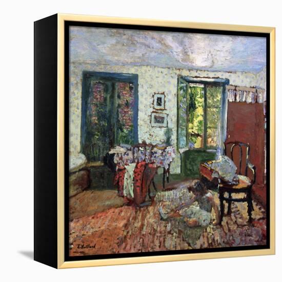 Annette in an Interior-Edouard Vuillard-Framed Premier Image Canvas