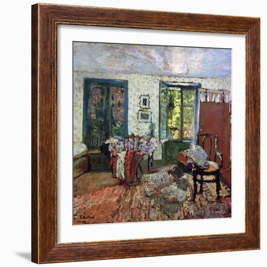 Annette in an Interior-Edouard Vuillard-Framed Giclee Print