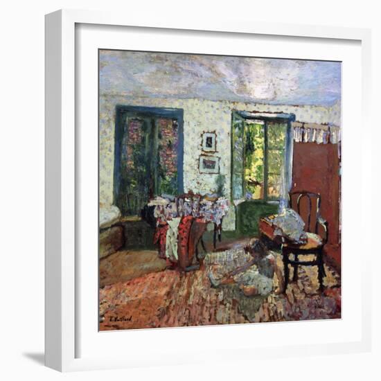 Annette in an Interior-Edouard Vuillard-Framed Giclee Print