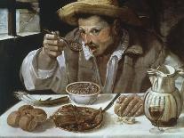 The Bean Eater, 1584-85-Annibale Carracci-Giclee Print
