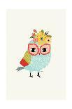 Helga Owl-Annie Bailey Art-Art Print
