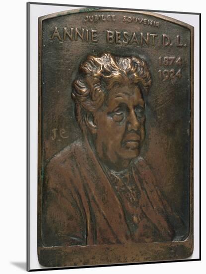 Annie Besant-John Cassidy-Mounted Photographic Print