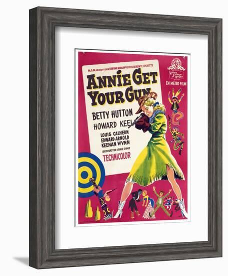 Annie Get Your Gun, Betty Hutton, 1950-null-Framed Art Print