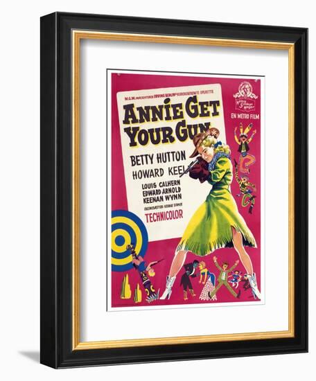 Annie Get Your Gun, Betty Hutton, 1950-null-Framed Art Print