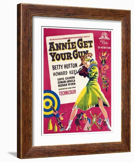 Annie Get Your Gun, Betty Hutton, 1950-null-Framed Art Print