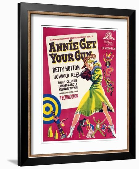 Annie Get Your Gun, Betty Hutton, 1950-null-Framed Art Print