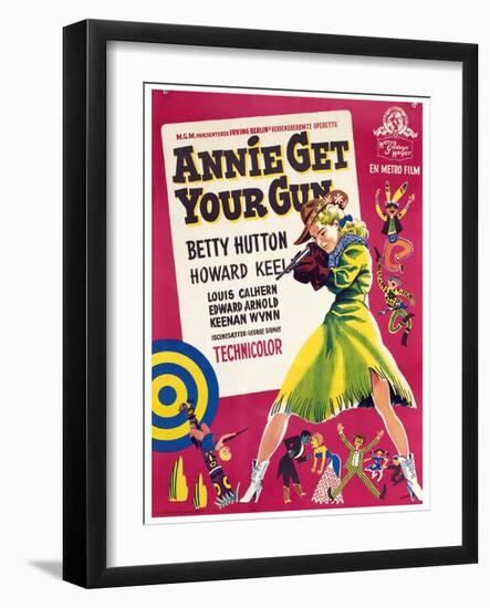 Annie Get Your Gun, Betty Hutton, 1950-null-Framed Art Print