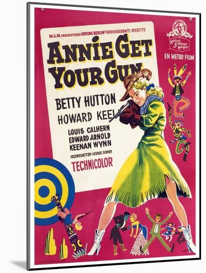 Annie Get Your Gun, Betty Hutton, 1950-null-Mounted Art Print