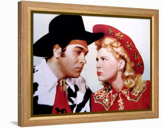 Annie Get Your Gun, Betty Hutton, Howard Keel, 1950-null-Framed Stretched Canvas